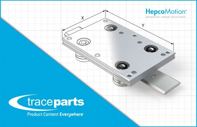 HepcoMotion kiest voor TraceParts als dienstverlener voor al haar productgegevens in 3D